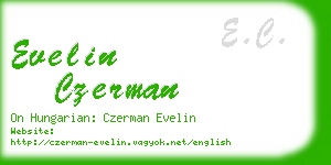 evelin czerman business card